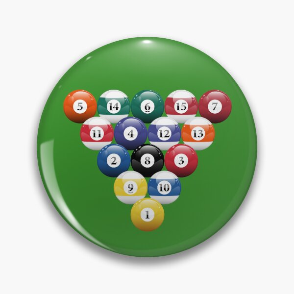 Item preview, Billiards Pool Balls Racked designed and sold by Jeremy Crotty.