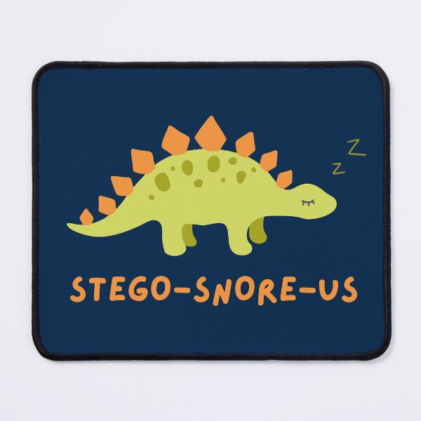 Item preview, Stego-Snore-us Sleeping Stegosaurus Snoring Dinosaur  designed and sold by CherieTree.