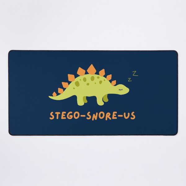 Item preview, Stego-Snore-us Sleeping Stegosaurus Snoring Dinosaur  designed and sold by CherieTree.
