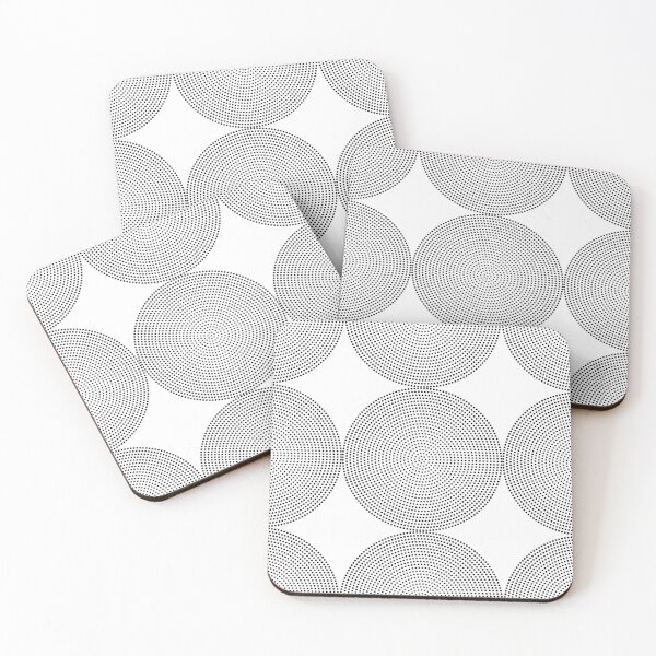 Item preview, Black and white circles designed and sold by Unaiza Khalid.
