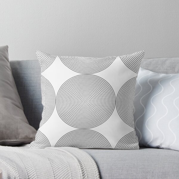 Item preview, Black and white circles designed and sold by Unaiza Khalid.