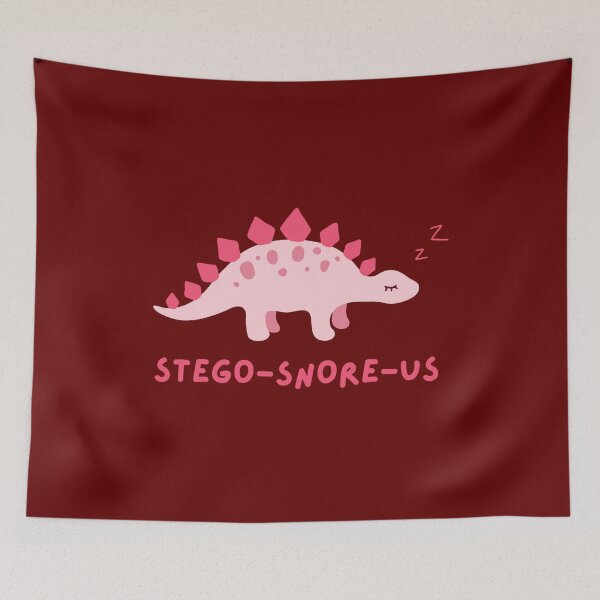 Item preview, Sleeping Stegosaurus Stego-Snore-us Snoring Dinosaur  designed and sold by CherieTree.