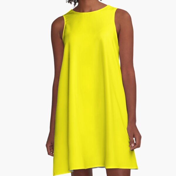 lemon yellow frock
