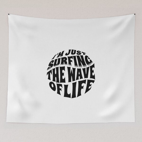Item preview, I'm Just Surfing The Wave of Life designed and sold by Surfing Designs.Life.