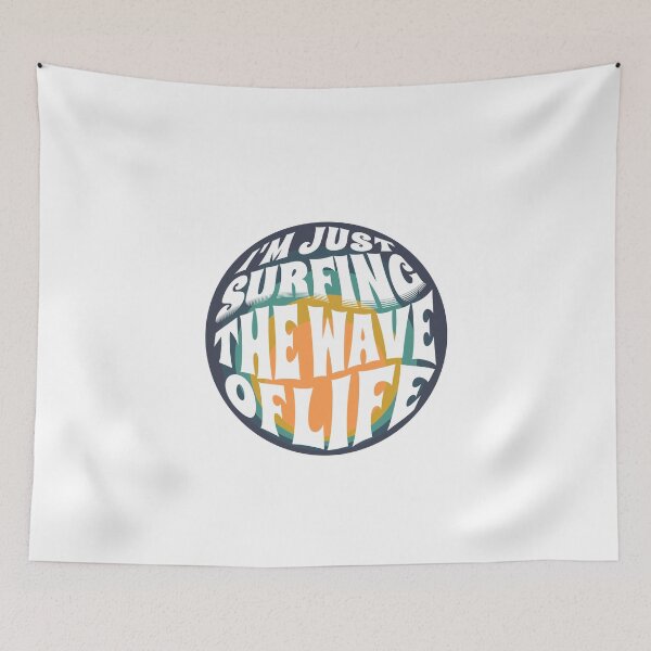 Item preview, I'm Just Surfing The Wave of Life designed and sold by Surfing Designs.Life.