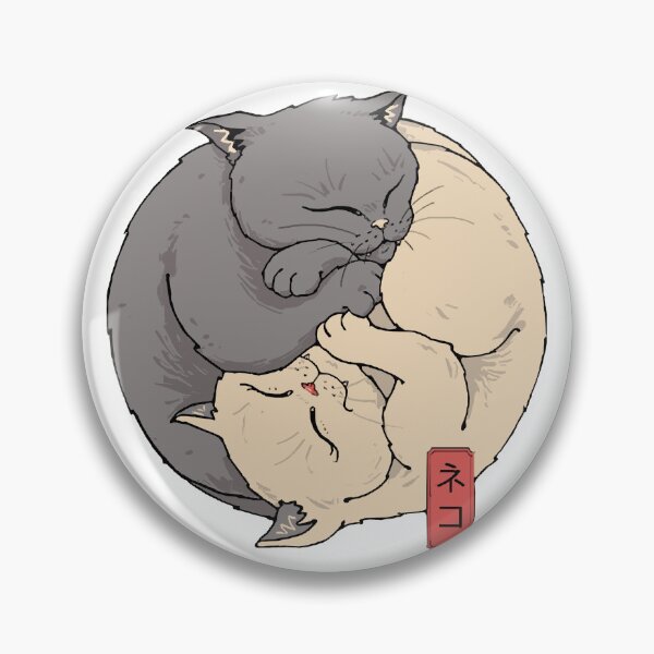 Item preview, Yin Yang Cats T-Shirt designed and sold by malishas.