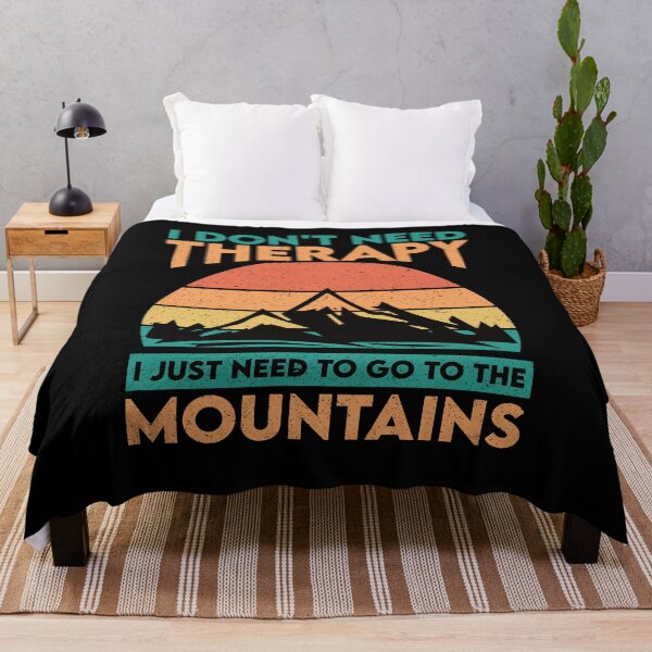 Item preview, I Don't Need Therapy I Just Need To Go To The Mountains - Mountain Bike Lover Vacation Outdoors Adventure designed and sold by Adexyl.