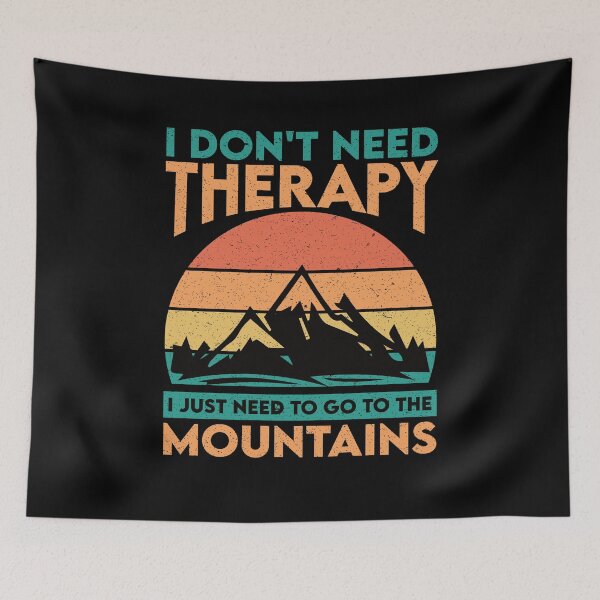 Item preview, I Don't Need Therapy I Just Need To Go To The Mountains - Mountain Bike Lover Vacation Outdoors Adventure designed and sold by Adexyl.