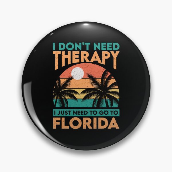 Item preview, I Don't Need Therapy I Just Need To Go To Florida: Florida Pride United States Home Calling - Vintage Flag Floridan designed and sold by Adexyl.