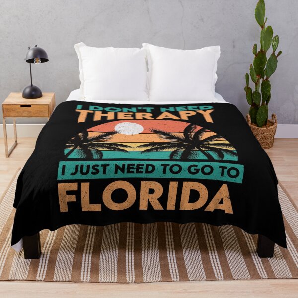 Item preview, I Don't Need Therapy I Just Need To Go To Florida: Florida Pride United States Home Calling - Vintage Flag Floridan designed and sold by Adexyl.