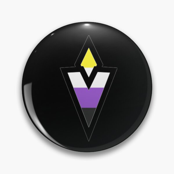 Item preview, Nonbinary Pride marker designed and sold by Gharashambuns.