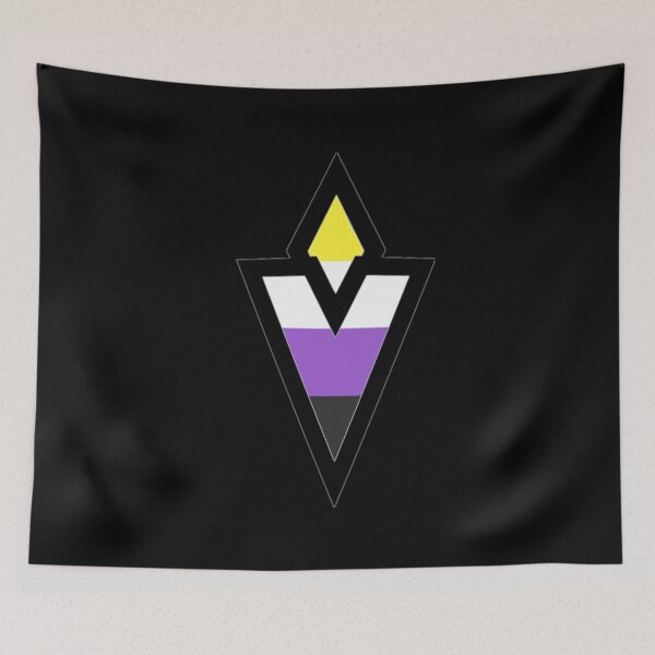 Item preview, Nonbinary Pride marker designed and sold by Gharashambuns.