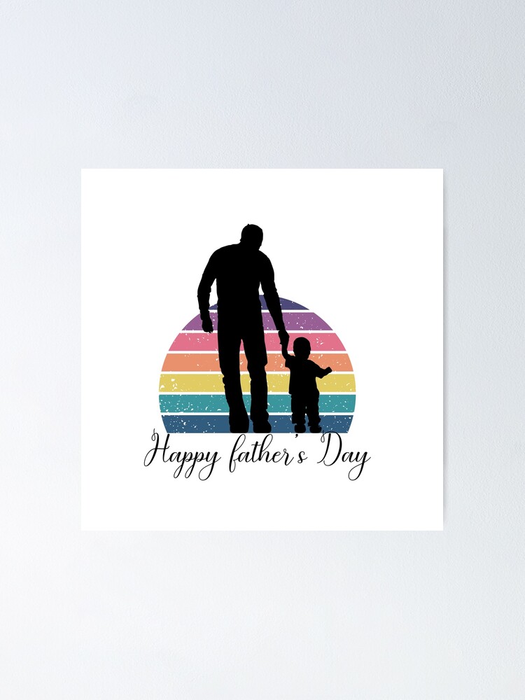 Happy Father's Day White Hat Sticker for Sale by fatimah2002