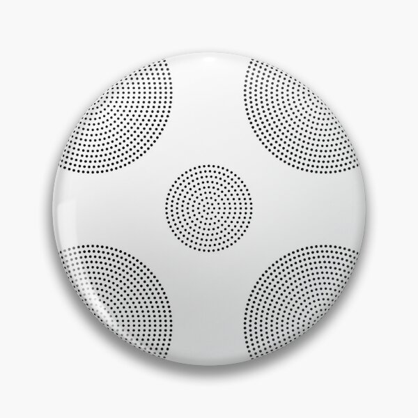 Item preview, White and black dotted circles designed and sold by Unaiza Khalid.