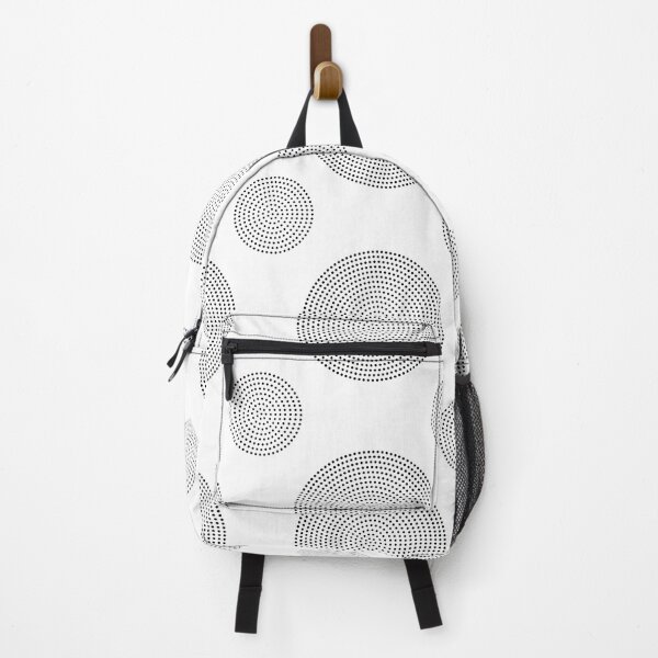 Item preview, White and black dotted circles designed and sold by Unaiza Khalid.