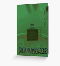 Late Night Videogames Greeting Card