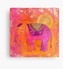 Happy Elephant II Metal Print