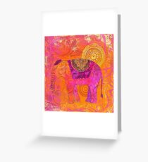 Happy Elephant II Greeting Card