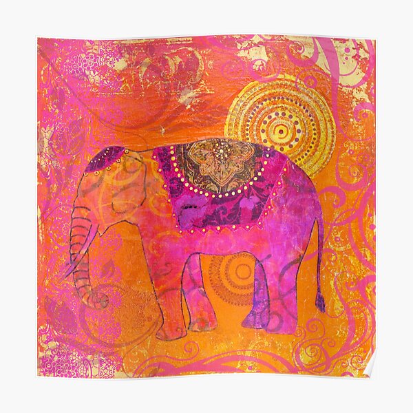 Happy Elephant II Poster