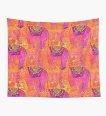 Happy Elephant II Wall Tapestry