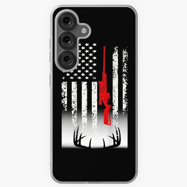 Item preview, Deer Hunting American Flag Whitetail Buck Antlers designed and sold by phoebeburrows.