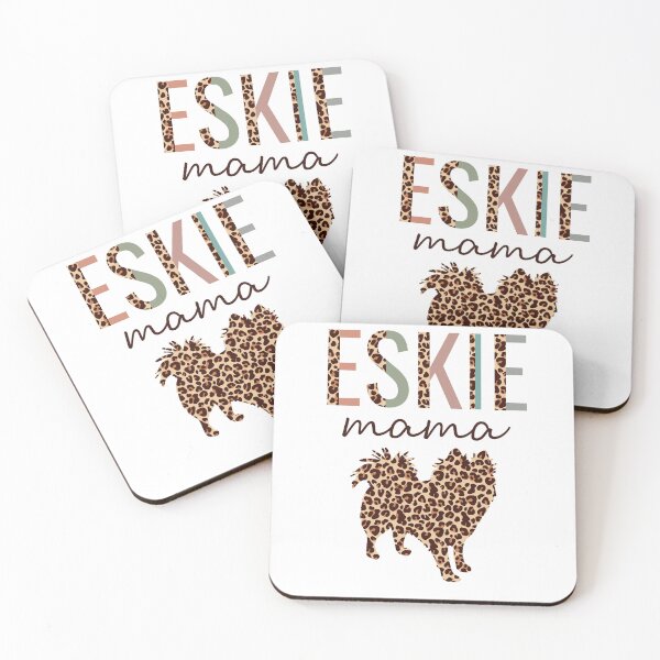 Item preview, Eskie Mama With Leopard Print American Eskimo Dog Mom designed and sold by JokeGysen.