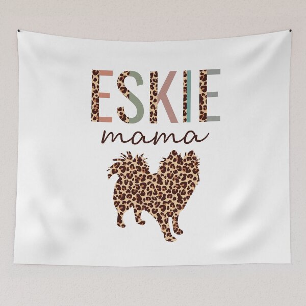 Item preview, Eskie Mama With Leopard Print American Eskimo Dog Mom designed and sold by JokeGysen.