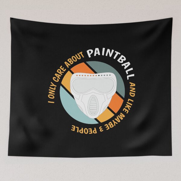 Item preview, Funny Paintball Lovers - I Only Care About Paintball design designed and sold by Merchking1.