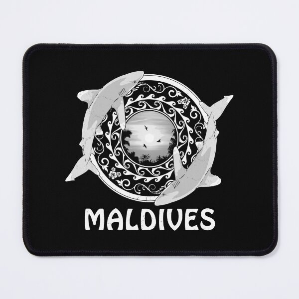 Item preview, Maldives Oceanic Whitetip Sharks designed and sold by NicGrayGraphic.
