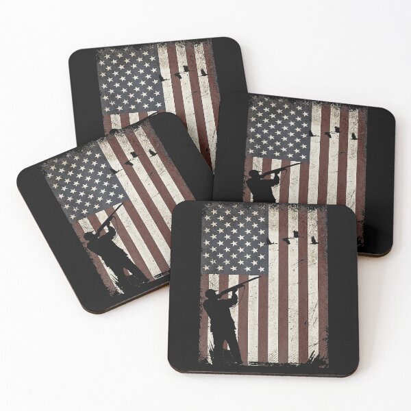 Item preview, Duck Hunting American Flag Vintage Hunter Duck Gifts Men T-Shirt designed and sold by phoebeburrows.