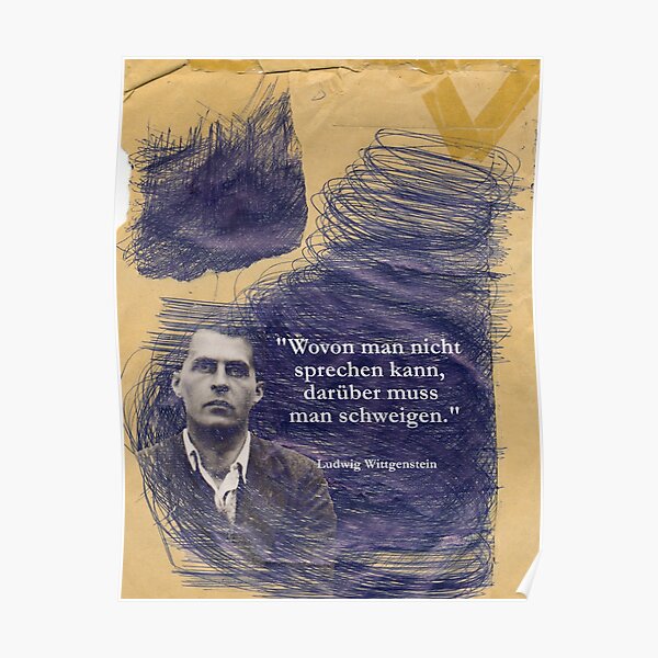 Ludwig Wittgenstein Poster