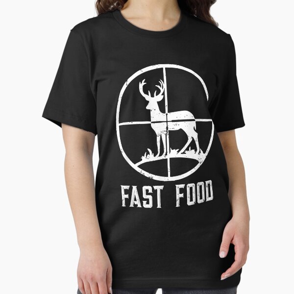 Item preview, Fast Food Deer Hunting T-Shirt Funny Gift For Hunters designed and sold by phoebeburrows.