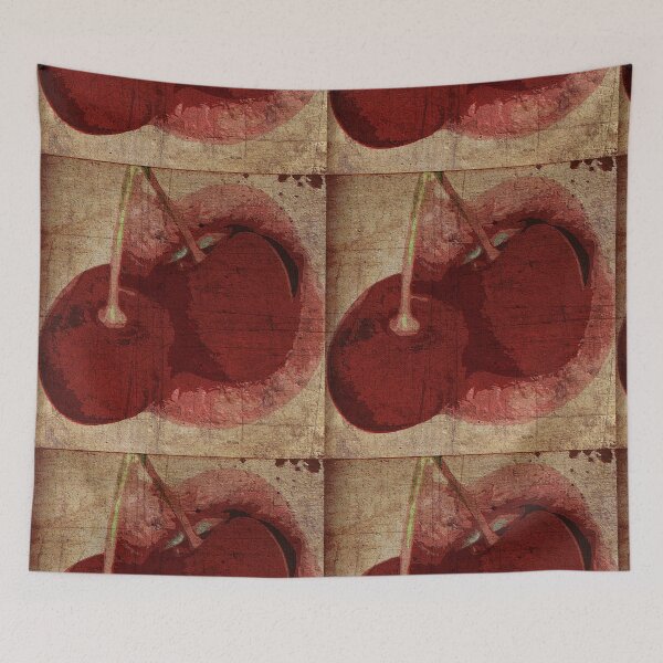 Item preview, Female Mouth With Two Red Cherries For Sweet Cherry Lover designed and sold by GR-ART.