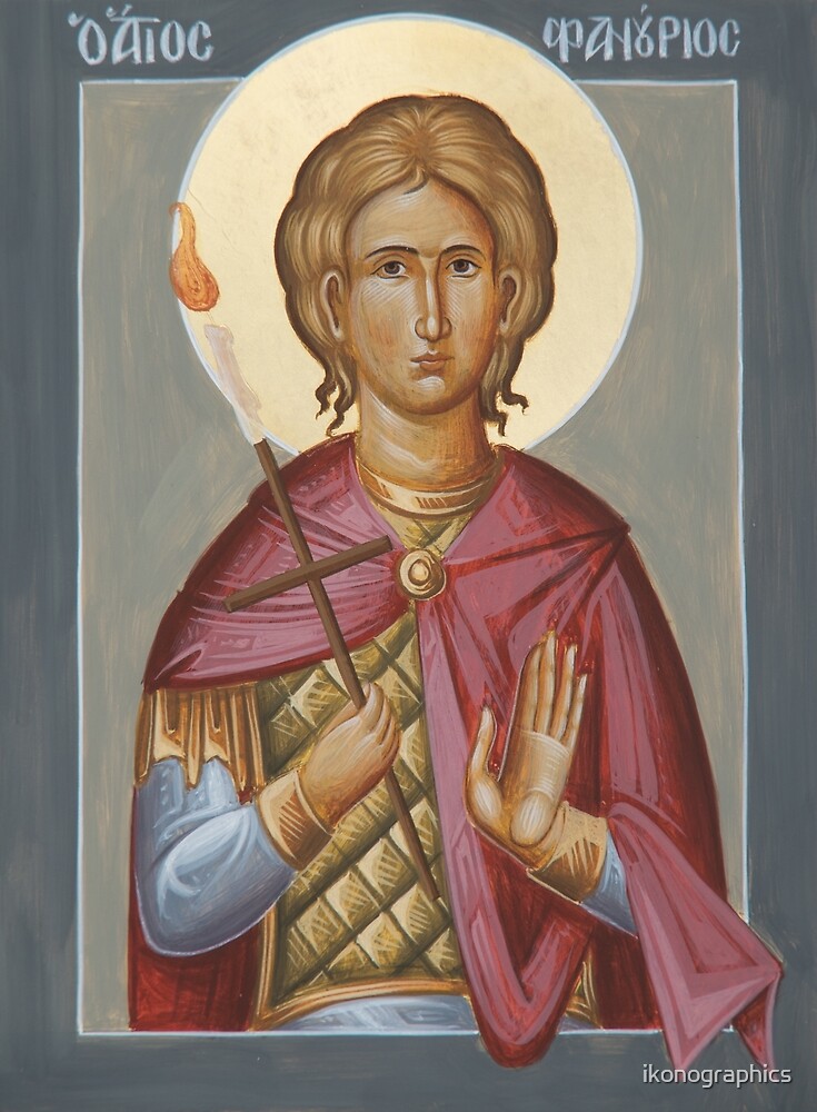 St Phanourios by ikonographics