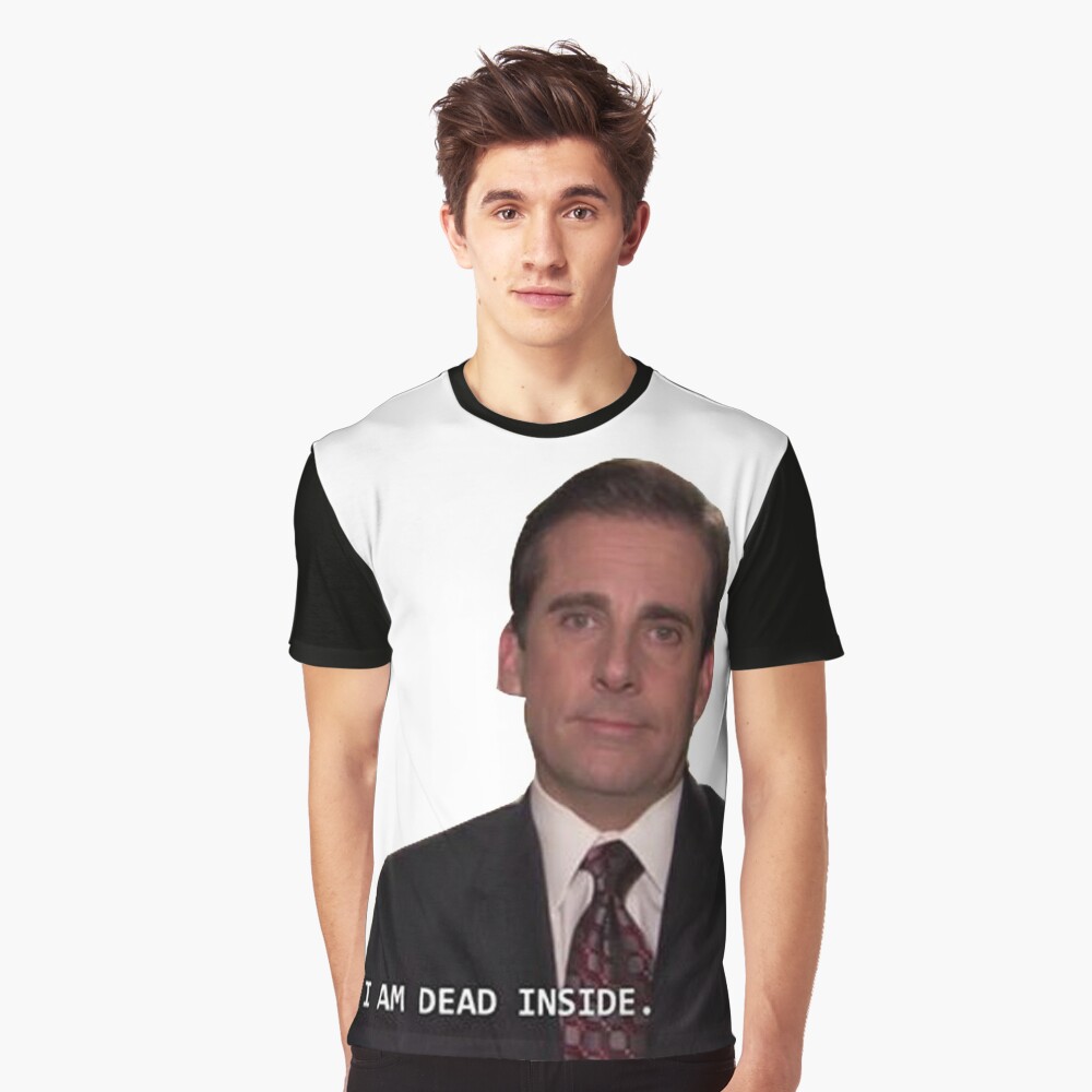 michael scott i am dead inside t shirt