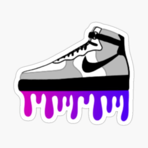 Melting Drip Dripping Sneaker Shoes Quality Vinyl Stencil Kit 