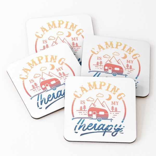 Item preview, Camping is My Therapy, Gift For Campers, Outdoor Lover, Camping Lover, Travel and Nature Lover Prints designed and sold by Eli Avellanoza.