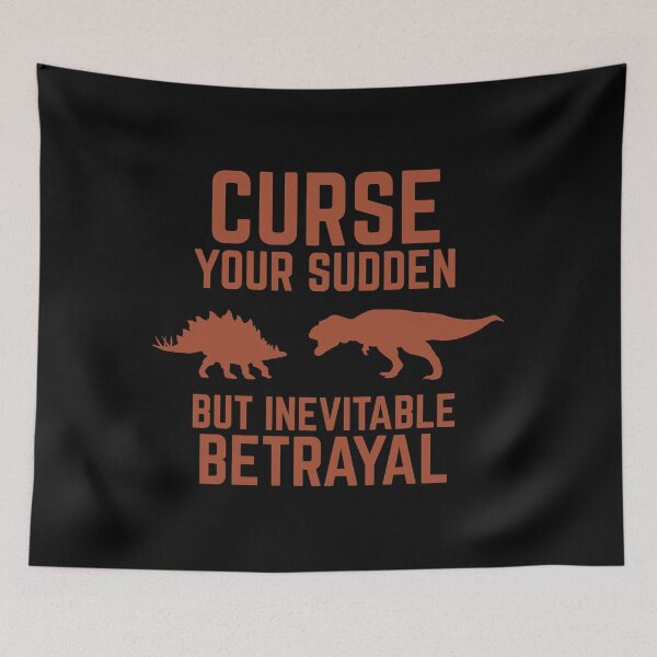 Item preview, Curse Your Sudden But Inevitable Betrayal! Sticker designed and sold by QentyPron.