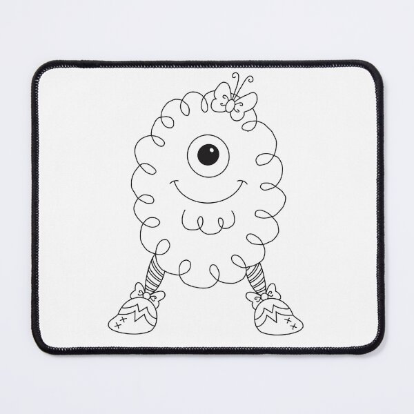 Item preview, monster coloring : cute monster for painting activity at home or at birthday party designed and sold by Tina-studio.