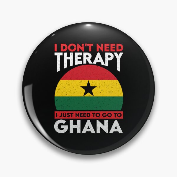 Item preview, I Don't Need Therapy I Just Need To Go To Ghana: Ghana Pride Home Calling - Vintage Flag Ghanaian designed and sold by Adexyl.