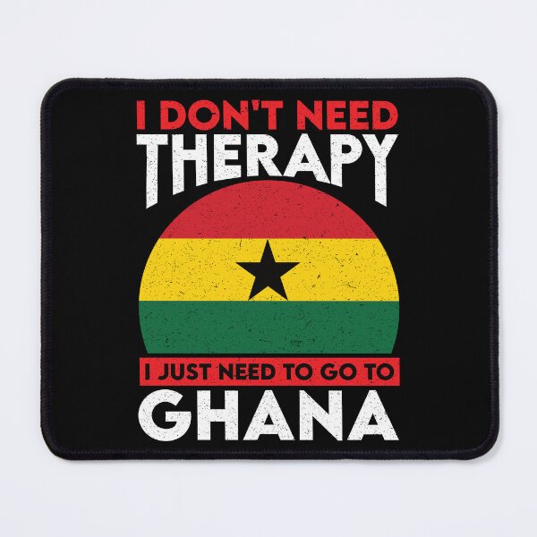 Item preview, I Don't Need Therapy I Just Need To Go To Ghana: Ghana Pride Home Calling - Vintage Flag Ghanaian designed and sold by Adexyl.