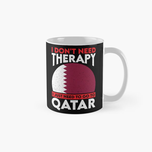 Item preview, I Don't Need Therapy I Just Need To Go To Qatar: Qatar Pride Home Calling - Vintage Flag Qatari designed and sold by Adexyl.
