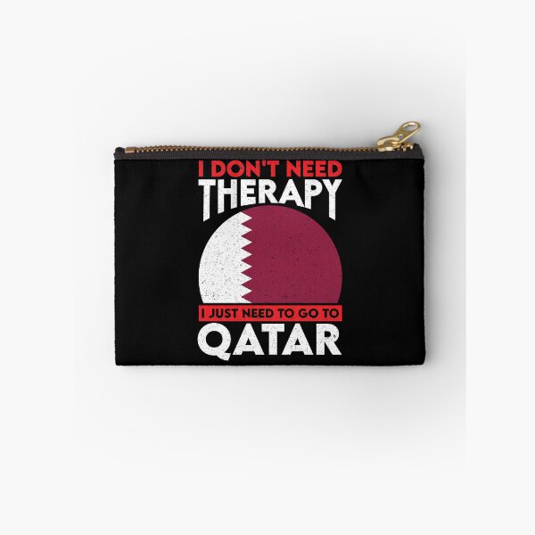 Item preview, I Don't Need Therapy I Just Need To Go To Qatar: Qatar Pride Home Calling - Vintage Flag Qatari designed and sold by Adexyl.