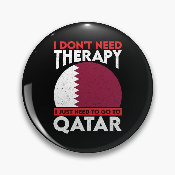 Item preview, I Don't Need Therapy I Just Need To Go To Qatar: Qatar Pride Home Calling - Vintage Flag Qatari designed and sold by Adexyl.