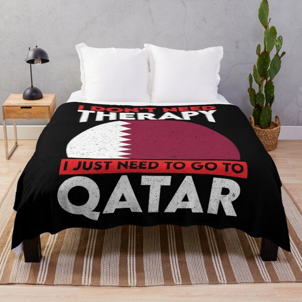 Item preview, I Don't Need Therapy I Just Need To Go To Qatar: Qatar Pride Home Calling - Vintage Flag Qatari designed and sold by Adexyl.