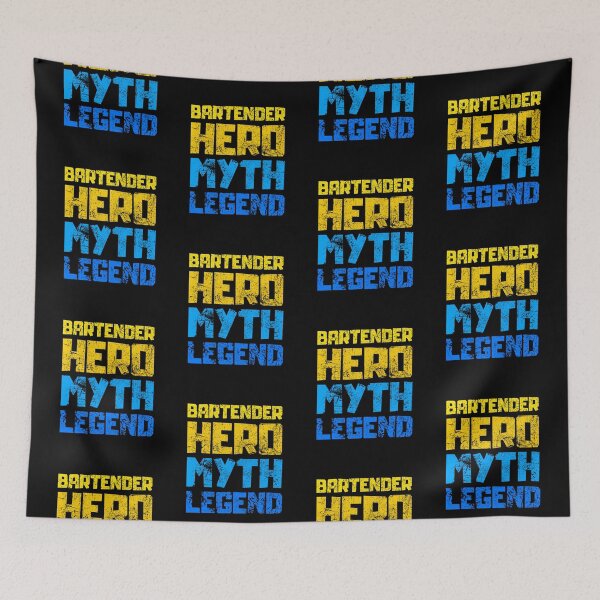 Item preview, Bartender Hero Myth Legend designed and sold by FNStuff.