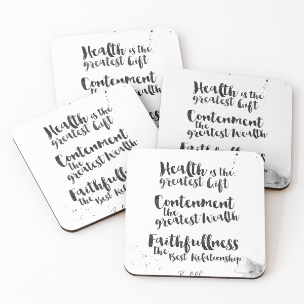 Item preview, Health Is The Greatest Gift - Quotes From Buddha On Life designed and sold by Buddhaport.