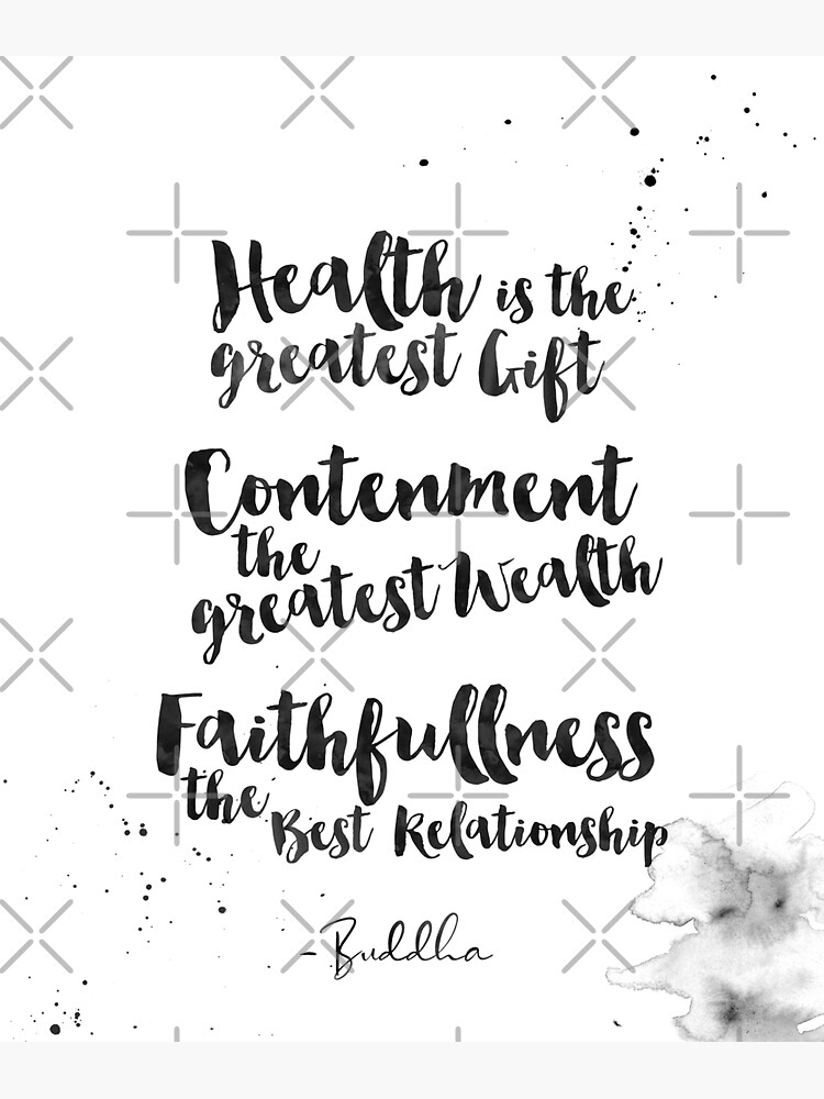 Quote: Health is the Greatest Gift | HerbaZest