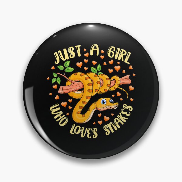 Item preview, Just A Girl Who Loves Snakes Heart Snake Lover designed and sold by xmjajd.