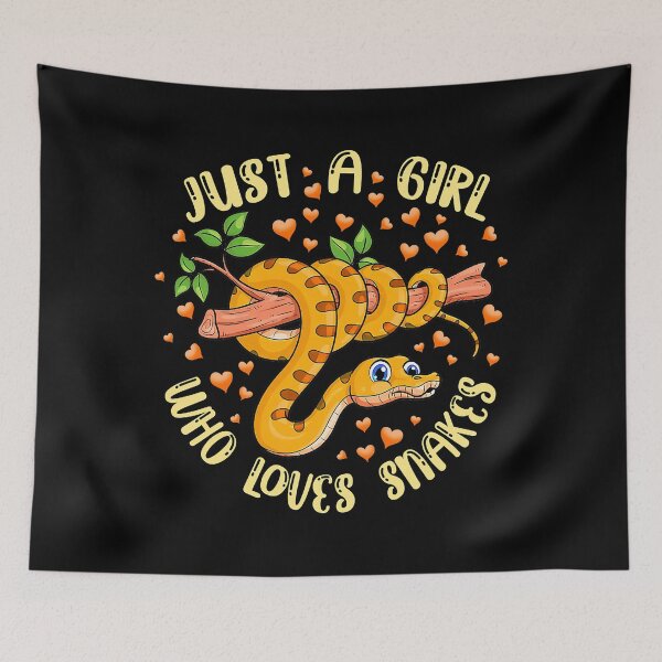 Item preview, Just A Girl Who Loves Snakes Heart Snake Lover designed and sold by xmjajd.